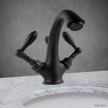 Load image into Gallery viewer, Brighton Single Hole Lavatory Faucet with Lever Handle in Matte Black