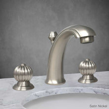 Load image into Gallery viewer, Cannes Widespread Lavatory Faucet in Satin Nickel