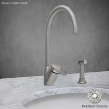 Load image into Gallery viewer, Gardo Single Hole Kitchen Faucet with Sprayer in Polished Chrome
