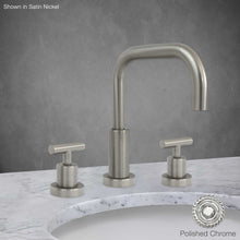 Load image into Gallery viewer, Milano Widespread Lavatory Faucet with T Handle in Polished Chrome