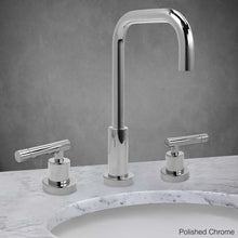 Load image into Gallery viewer, Milano Tall Widespread Lavatory Faucet with Lever Handle in Polished Chrome
