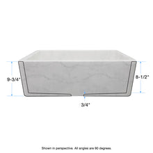 Load image into Gallery viewer, Italian Handmade Ceramic Fireclay White Farmhouse Sink