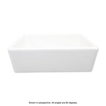 Load image into Gallery viewer, Italian Handmade Ceramic Fireclay White Farmhouse Sink