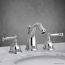 Load image into Gallery viewer, Aspen Widespread Lavatory Faucet with Lever Handle in Polished Chrome
