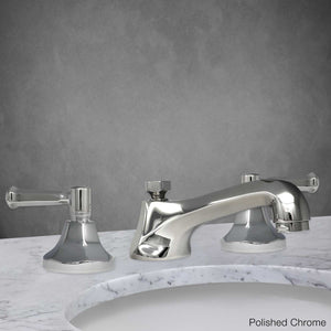 Bellagio Widespread Lavatory Faucet with Lever Handle in Polished Chrome
