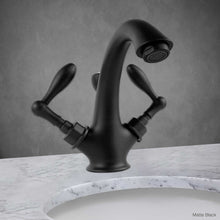Load image into Gallery viewer, Brighton Single Hole Lavatory Faucet with Lever Handle in Matte Black
