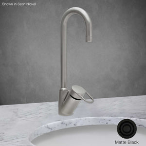 Gardo Single Hole Vegetable Sink Faucet in Matte Black