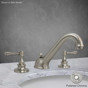 Kent Widespread Lavatory Faucet with Lever Handle in Polished Chrome