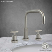 Load image into Gallery viewer, Milano Widespread Lavatory Faucet with T Handle in Polished Chrome

