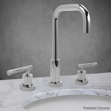 Load image into Gallery viewer, Milano Tall Widespread Lavatory Faucet with Lever Handle in Polished Chrome
