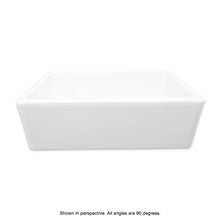 Load image into Gallery viewer, Italian Handmade Ceramic Fireclay White Farmhouse Sink
